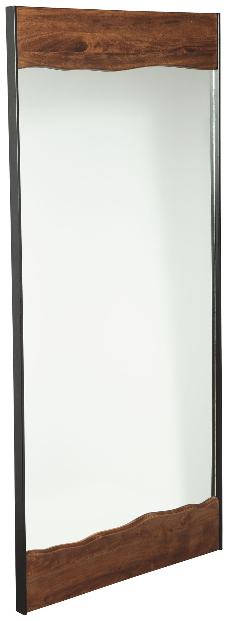 Panchali - Floor Mirror - Brown / Black