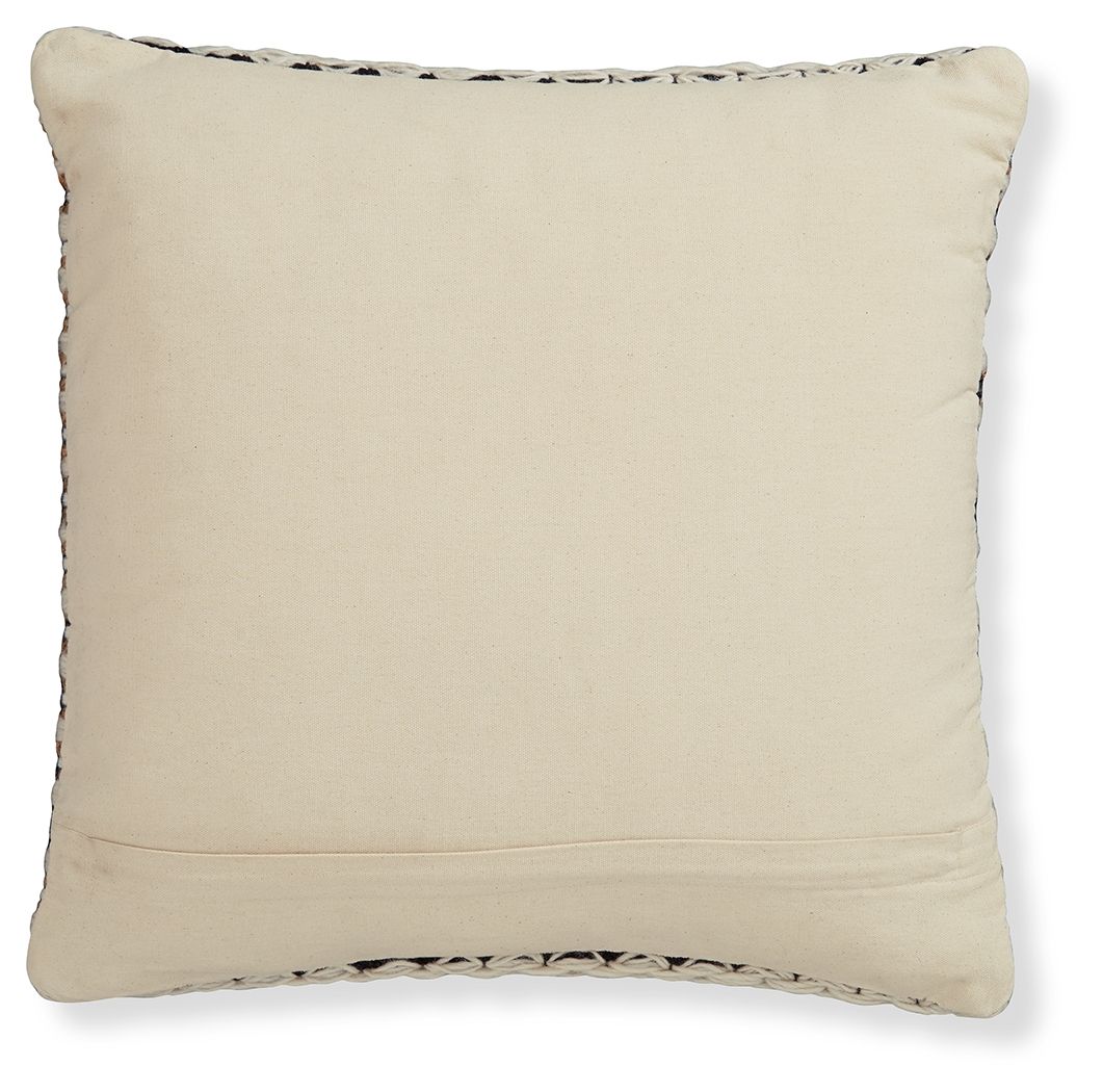 Nealington - Pillow - Brown / Black / White