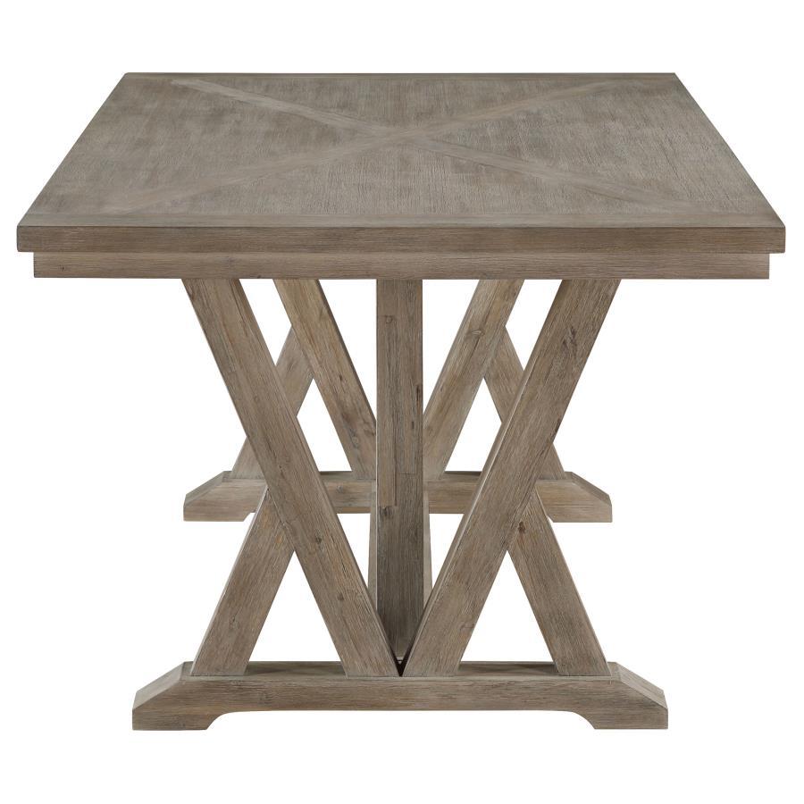 Cornelia - Rectangular Dining Table - Coastal Gray