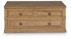 Sharlance - Lift Top Cocktail Table - Light Brown