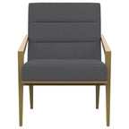 Kirra - Upholstered Metal Arm Accent Chair