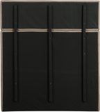 Adam - Linen Fabric Bed With 70.5" Headboard