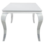 Carone - Rectangular Glass Top Dining Table