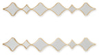 Harriswood - Accent Mirror Set (Set of 2) - Gold Finish