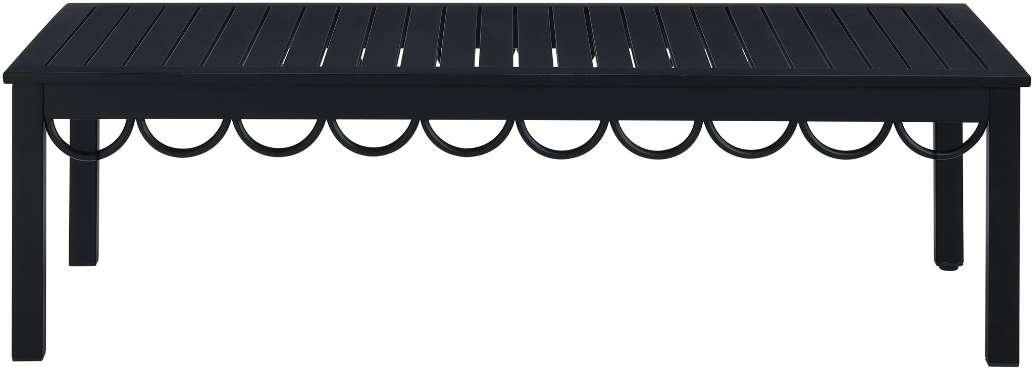 Portofino - Aluminum Outdoor Patio Coffee Table