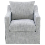 Winter - Upholstered Sloped Arm Accent Swivel Chair