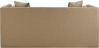 Everett - Vegan Leather 67" Upholstered Loveseat - Tan