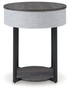 Sethlen - Accent Table - Gray / Black