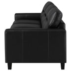Scotland - Faux Leather Upholstered Track Arm Sofa