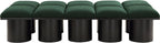 Pavilion - 10 Piece Modular Bench With Black Base