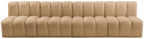 Arc - Velvet 4 Seats Modular Sofa