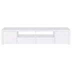 Jude - 2 Door Engineered Wood TV Stand - High Gloss White