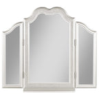 Evangeline - Tri - Fold Vanity Mirror - Silver Oak