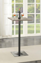 Cavalier - Square Pub Height Bistro Bar Table - Dark Elm