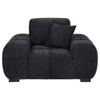 Octavia - Fabric Upholstered Track Arm Accent Chair