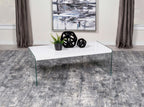 Opal - Rectangular Glass Frame Table