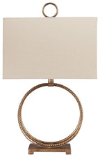 Mahala - Metal Table Lamp  - Antique Gold Finish