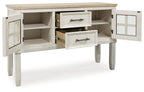 Shaybrock - Dining Room Server - Antique White / Brown