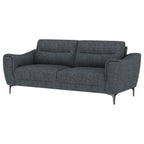 Nolan - Upholstered Sloped Track Arm Sofa - Charcoal