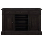Phelps - 2 Door Sideboard Buffet Cabinet - Distressed Noir