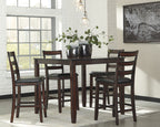 Coviar - DRM Counter Table Set (Set of 5) - Brown