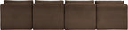 Shaggy - 4 Seat Modular Armless Sofa