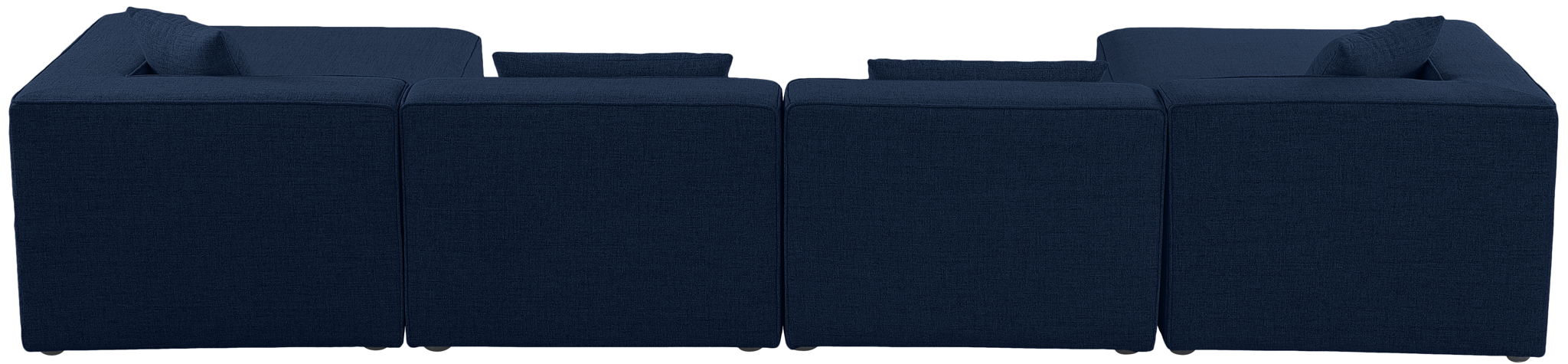 Cube - Linen 6 Piece Modular Double Chaise Sectional