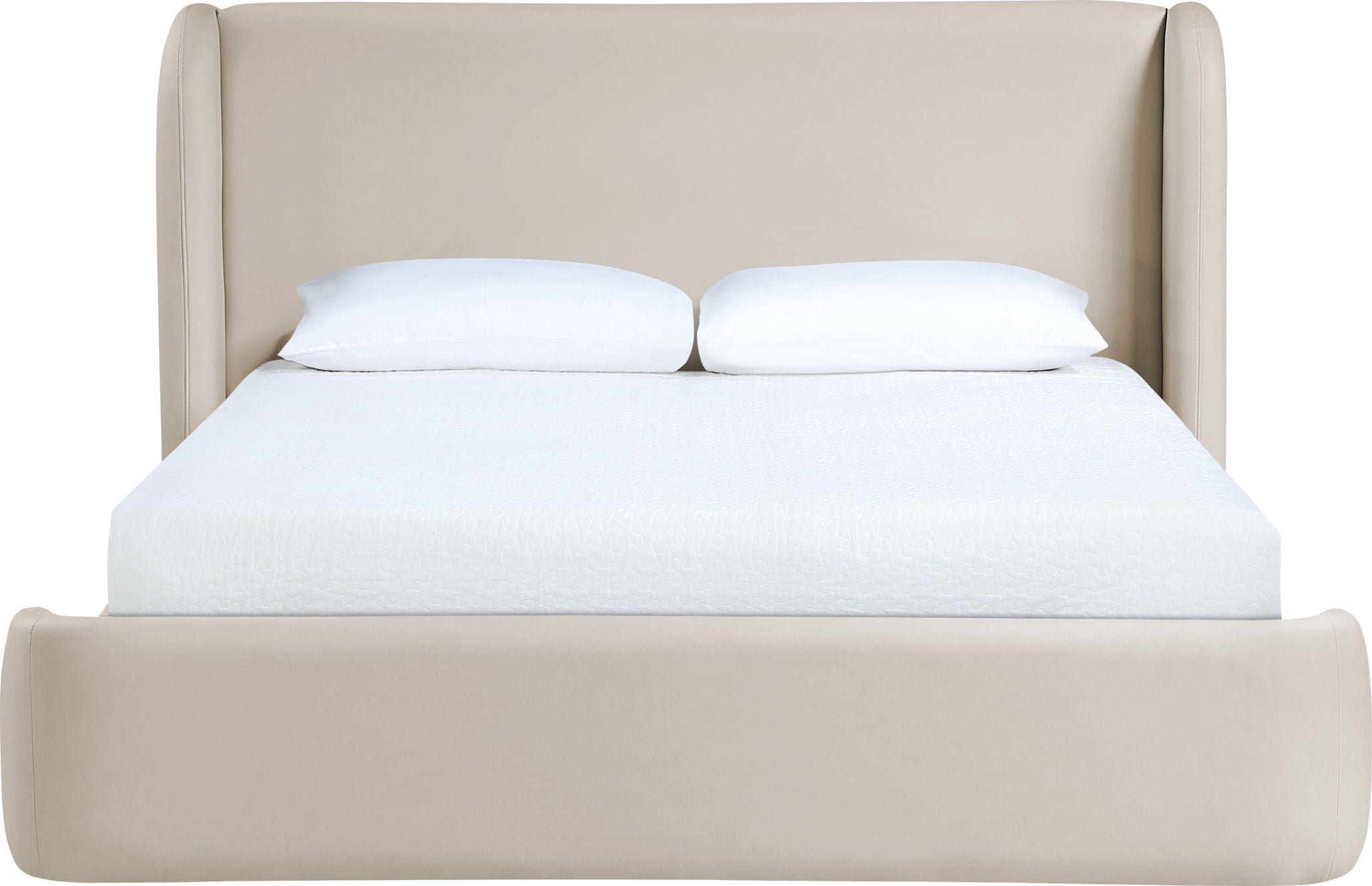 Warby - Vegan Leather Upholstered Bed