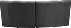 Infinity - 2 Piece Velvet Modular Sectional