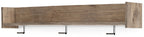 Oliah - Wall Mounted Coat Rack w/Shelf - Natural