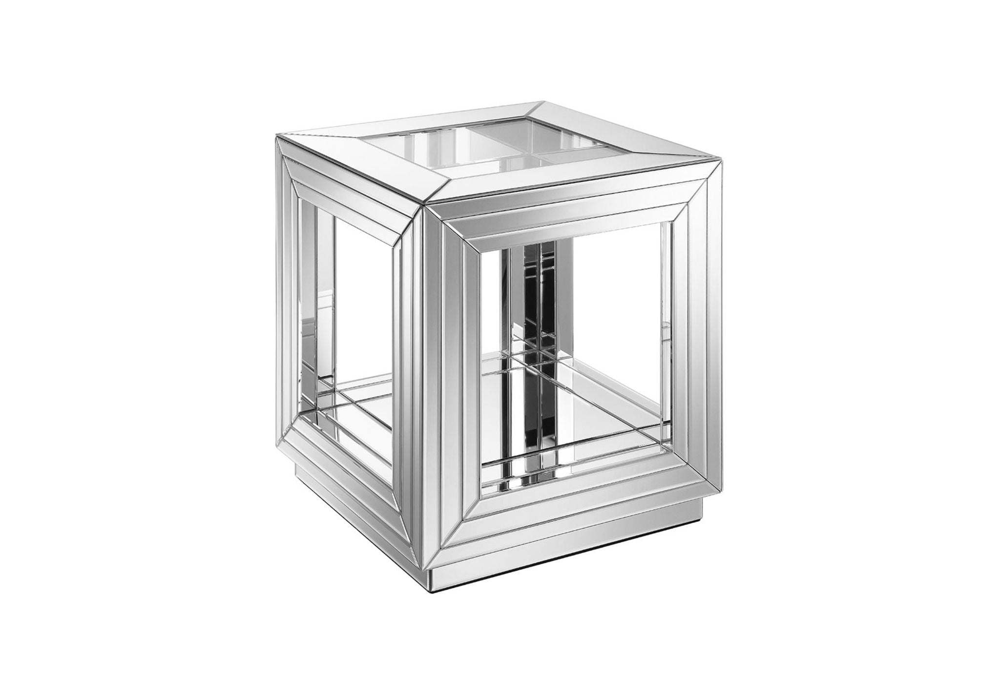 Hollywood Glam - End Table - Silver