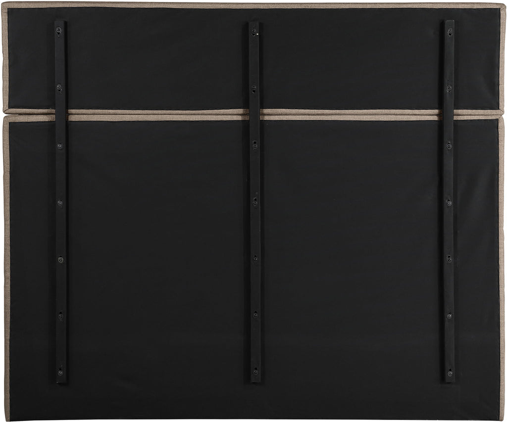 Adam - Linen Fabric Bed With 70.5" Headboard