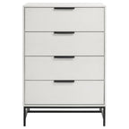 Sonora - 4-Drawer Bedroom Chest - White