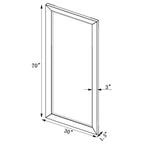 Barnett - Full Length Floor Or Wall Mirror - Silver