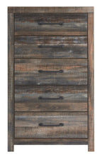 Drystan - Five Drawer Chest - Brown / Beige