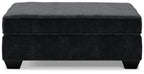 Lavernett - Oversized Accent Ottoman - Charcoal