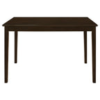 Guillen - 5 Piece Rectangular Dining Table Set - Cappuccino