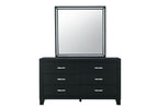 Reid - 4 Piece Full Bedroom Set (Bed, Dresser, Mirror, Nightstand) - Black