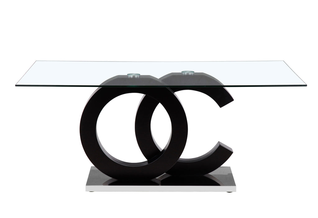 5 Piece Dining Room Set (D2207 Dining Table With 4 D915 Dining Chairs) - Black