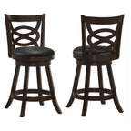 Calecita - Wood Swivel Counter Stool (Set of 2)