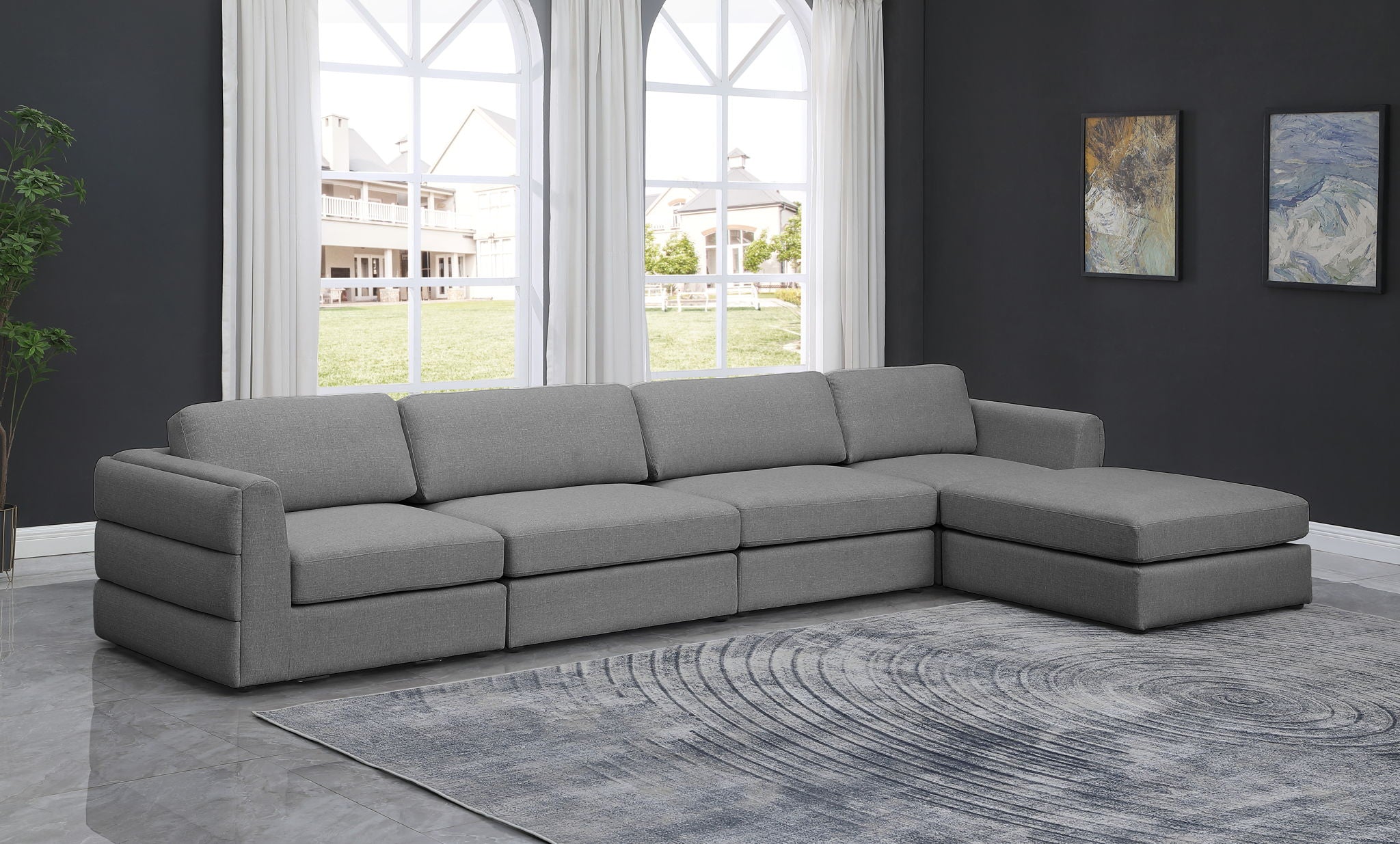 Beckham - 5 Piece Modular L-Shaped Sectional