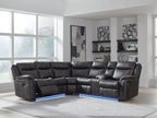 Sultan Meadow - 2-Piece Reclining Sectional - Carbon