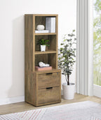 Westpark - 3-Shelf Bookcase USB And Lockable Drawer