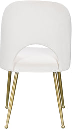 Logan - Dining Chair (Set of 2) - Gold Legs