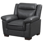 Arabella - Upholstered Padded Arm Accent Chair - Gray