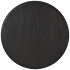 Leandro - 60" Round Dining Table - Burnished Black