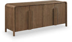Harmony - Oak Veneer And Solid Wood Sideboard/Buffet