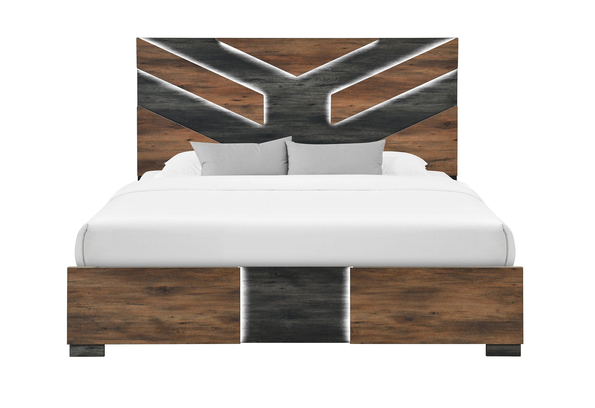 Optimus - King Bed - Black / Brown