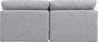 Indulge - Linen 2 Seat Modular Armless Sofa