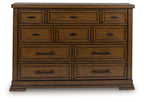 Taffenbrook - Dresser - Medium Brown
